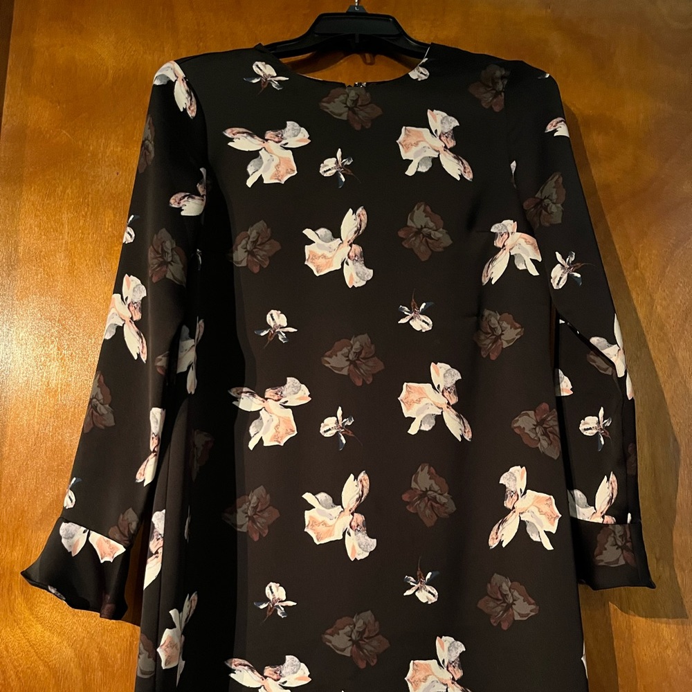 Banana Republic silky long sleeve dress.